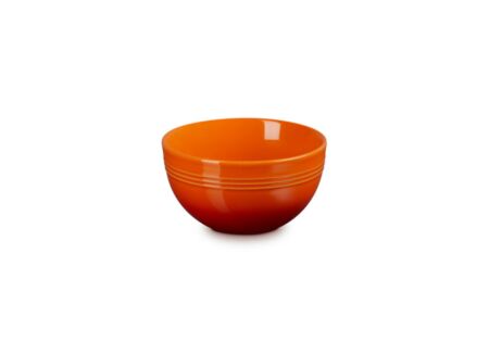 Kom Coupe Ø12cm - stoneware - oranjerood