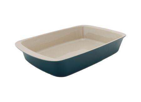 Ovenschaal Fontestic 34x20,8cm - stoneware - donkergroen