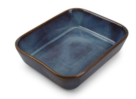 Ovenschaal Duna 21x17cm - stoneware - blauw