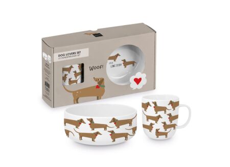 Set Long Story koffiebeker Ø9,5cm en kom Ø21,6cm