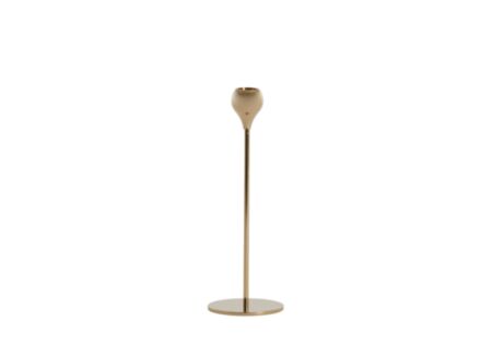 Kaarsenhouder Samui H25cm - metaal - goud