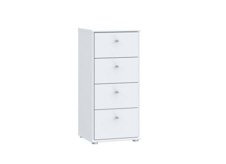 Ladekast Topic 38x35x86cm - decor - wit