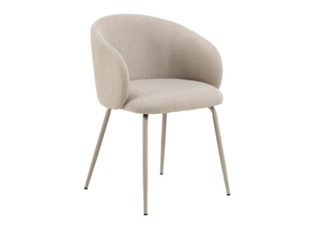 Stoel 55,5x55x79cm - stof - beige
