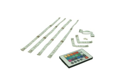 Ledstrip RGB IP44 set van 4