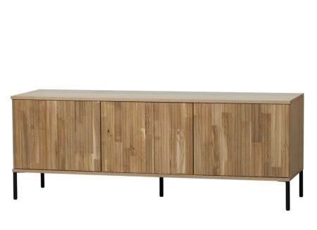 Tv-meubel New Gravure 150x44x56cm - eik fineer - naturel
