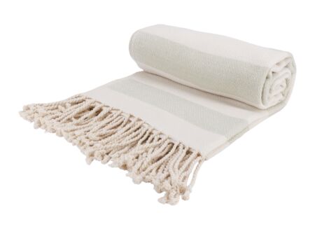 Plaid Candy Sunset 140x180cm katoen muntgroen