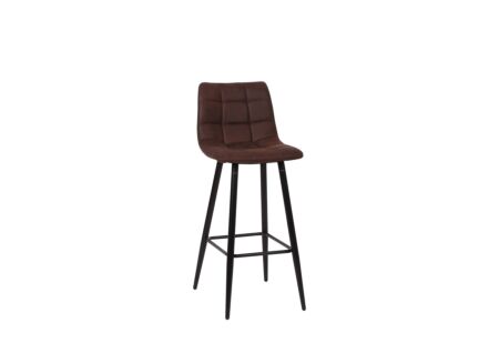Barstoel Churchill ZH77,5cm - stof - bruin