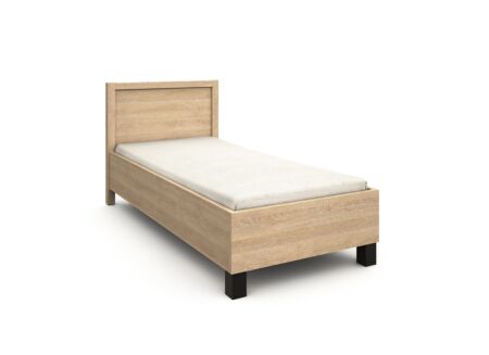 Bed Tessa  90x200cm - melamine - zand eik