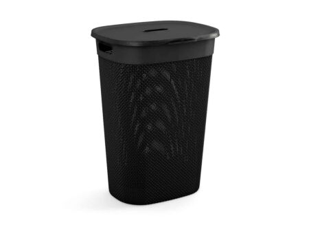 Linnenmand Filo 44x35x61cm zwart