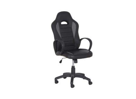 Gamestoel Maquina zwart grijs