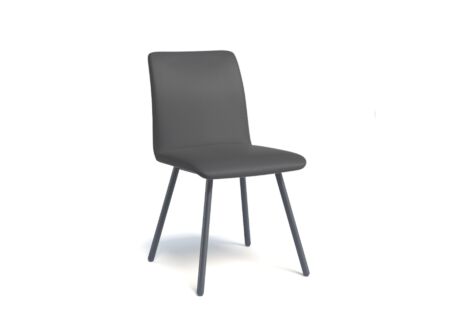 Stoel Pisa 44,5x55,5x82cm - metaal - antraciet