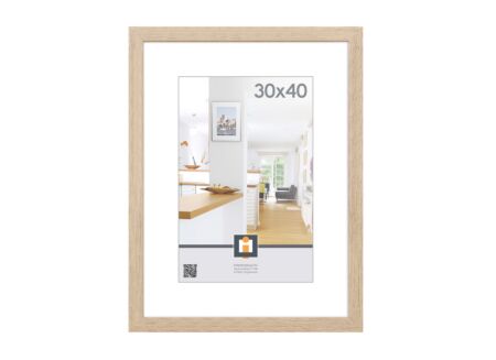 Fotokader Livorno 40x30cm - hout & glas - grijs