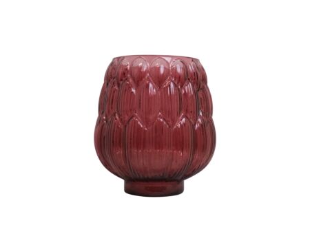 Vaas Artis H20,5cm - glas - rood