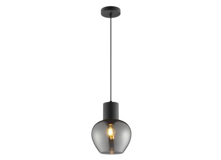 Hanglamp Nuvia 1x20W E27 - metaal - zwart