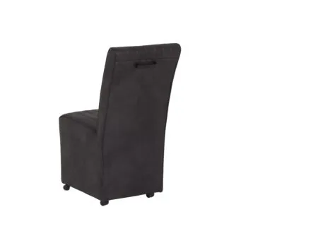 Stoel Rubino  49x57x100cm - microvezel - anthraciet