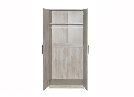 Kleerkast Elmo 80cm - decor - new grey oak