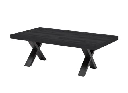 Salontafel Raphael 130x68cm - melamine - nox