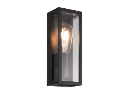 Wandlamp zwart 15W E27
