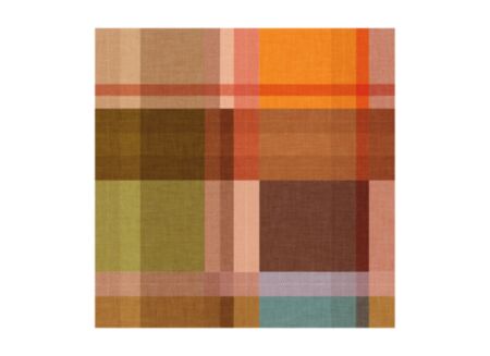 Serviette Plaid 33x33cm - papier - multicolor - 20 stuks