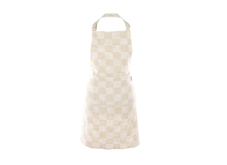 Keukenschort Harriet 74x85cm - katoen - beige