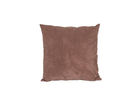 Kussen Poso 60x60cm - stof - donkerroze