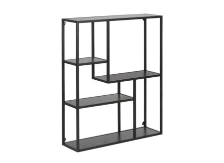 Wandrek 75x20x91cm zwart