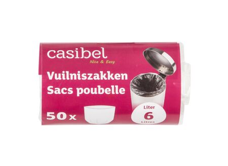 Vuilniszak 6L 50 stuks