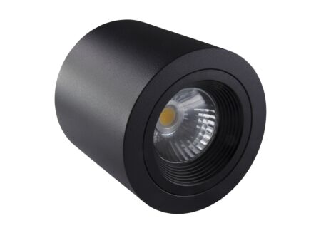 Opbouwspot rond 50W GU10 zwart