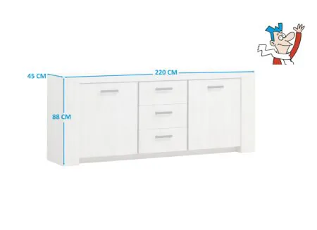 Buffet Elvis 220cm