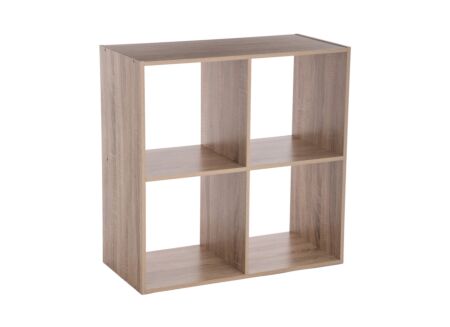 Wandrek 4 vakken 67,6x32x67,6cm naturel