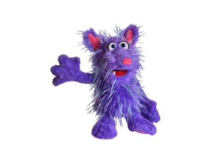 Handpop Monster to go Tofu H40cm - polyester - paars