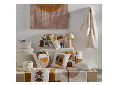 Kussen Retro Mood 40x40cm - stof - multicolor