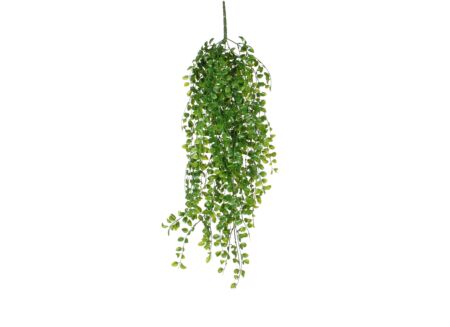 Hangende kunstplant Fiscus 18x24x10cm - kunststof - groen
