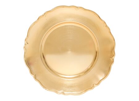 Bord Arabesk Ø33cm - kunststof - goud