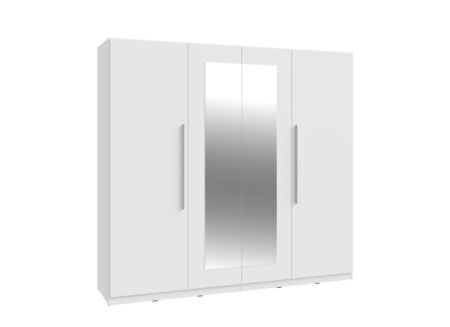 Kleerkast Helen 228cm - decor - wit