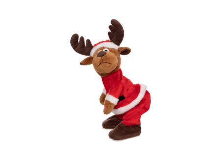 Kerstdecoratie Rendier Fun H28cm