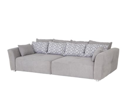 Zetel Gulliver 4-zit - stof - grijs