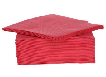 Serviette CT Prof 38x38cm rood, 40 stuks