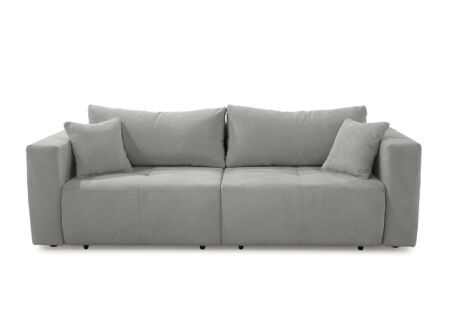 Zetel Relax Bigsofa 
 4-zit - stof - lichtgrijs