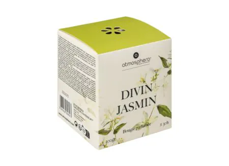 5cm 30h blanc - Bougie parfumée Oudy Jasmin H9,5cm 30h blanc