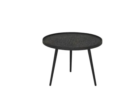 Table basse Billy teck massif ronde