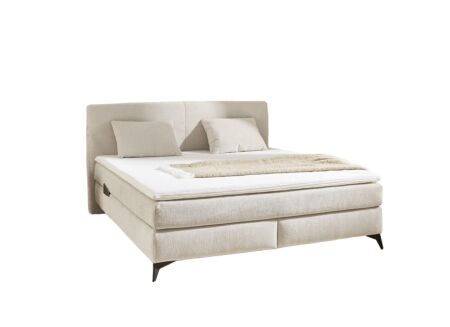Boxspring Kira Normal 180x200cm stof beige