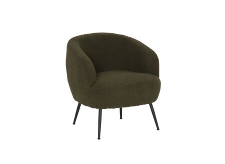 Fauteuil Teddy Bear 68x70x73cm - bouclé - groen