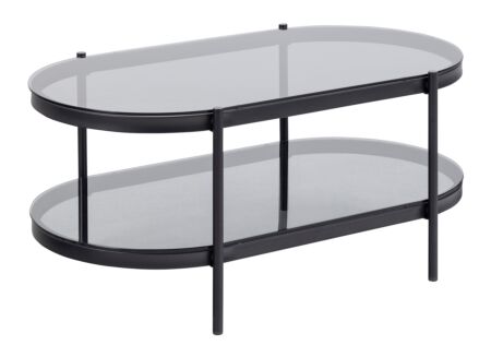 Salontafel metaal glas