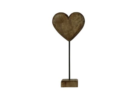 Deco Staand hart H45cm