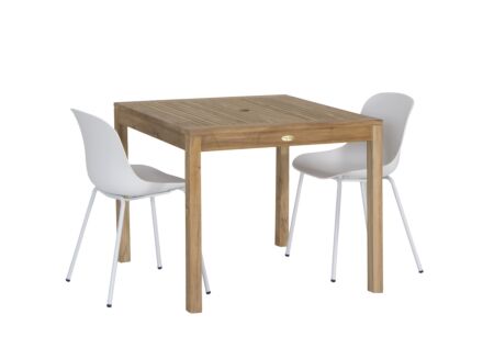 Eetkamer Voodoo met 2 stoelen Atacama - tafel 90x90cm