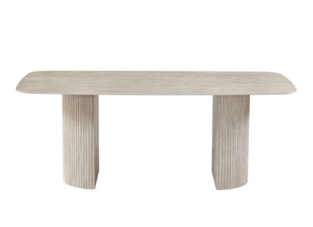 Tafel 200x100cm - keramiek - beige travertin look