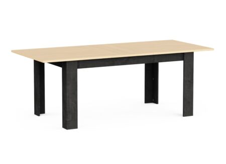 Tafel Kent 155/205x90cm - decor - chêne de fil & sidewalk