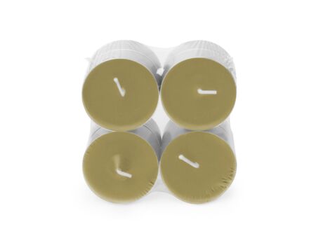 Theelichtjes MAXI Romantic Reflections 10u groen, 8 stuks