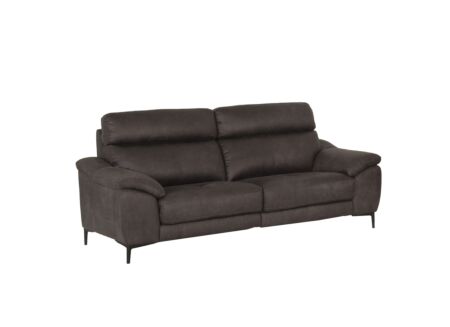 Zetel Angele 2,5-zit - stof - grijsbruin